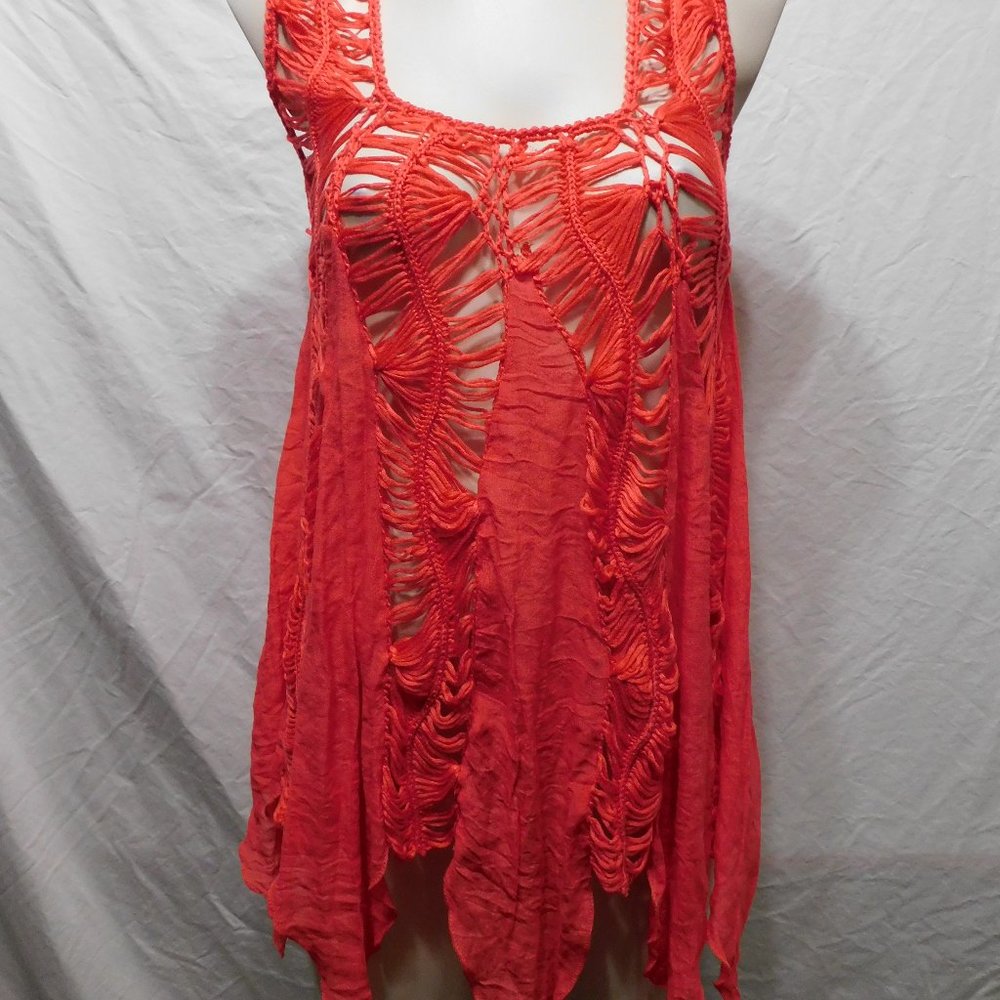 Cute coral cover up or dress